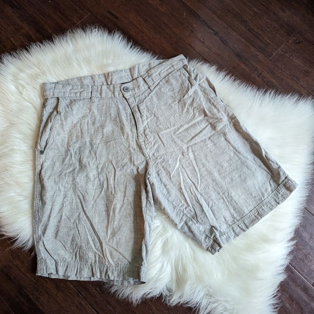 Patagonia organic cotton blend shorts grey size 32